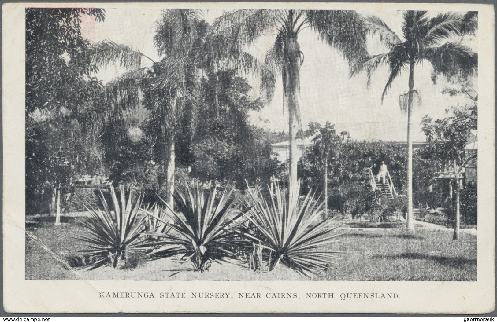 Queensland - postal stationery: 1910, Black & White Views, 1d red postcard (H&G