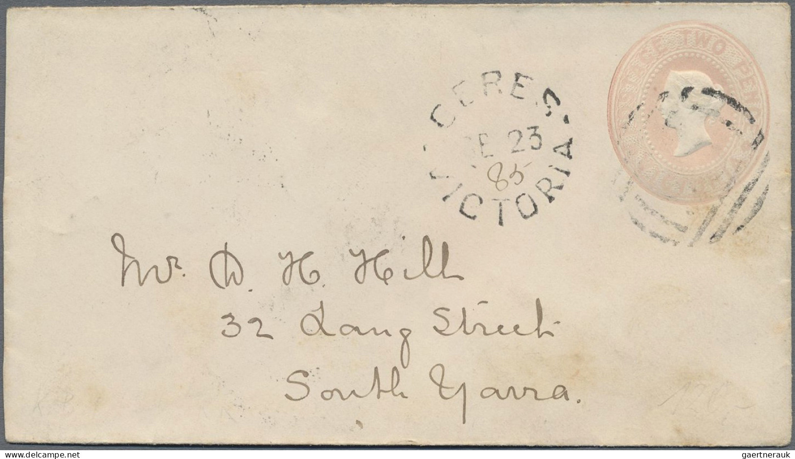 Victoria - Postal Stationery: 1873/1906, Collection Of 28 USED ENVELOPES Incl. R - Sonstige & Ohne Zuordnung