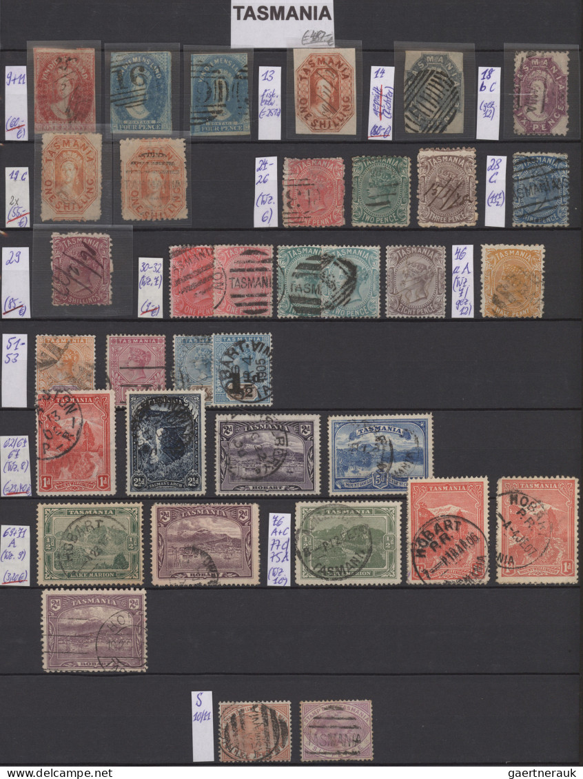 Australia: 1851-1990's Australian States & Australia: Part Collections Of Used S - Collections