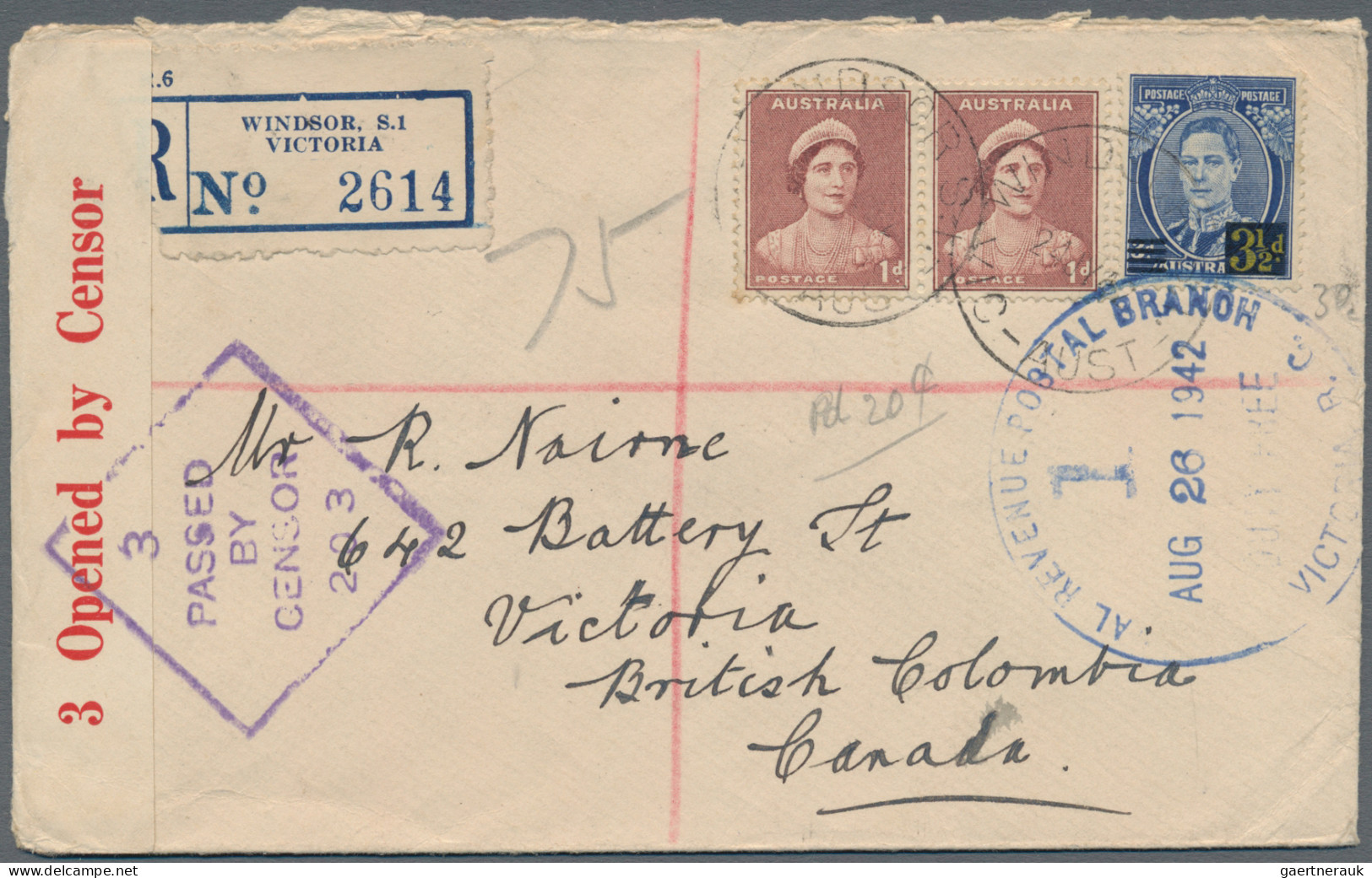 Australia: 1939/1951, 40 Covers (inc. Three Registered), Many Used With Military - Colecciones