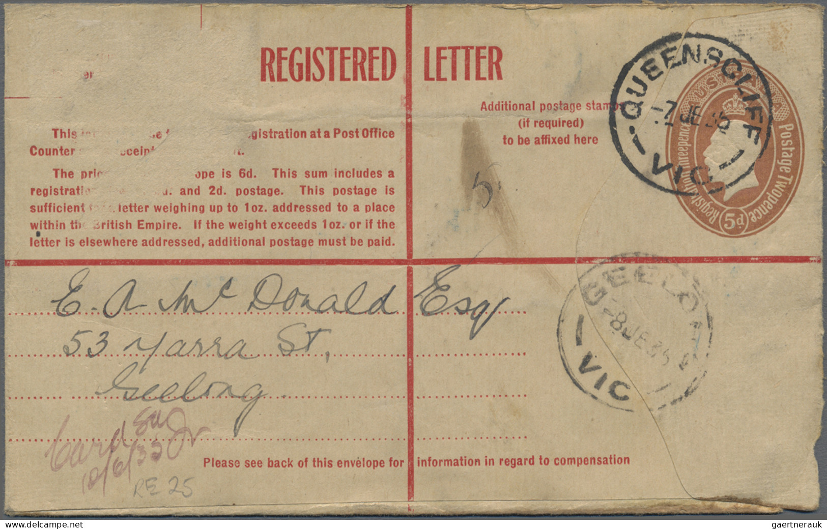 Australia - Postal Stationery: 1920/1980 (ca.), Australia+some Area, Balance Of - Enteros Postales