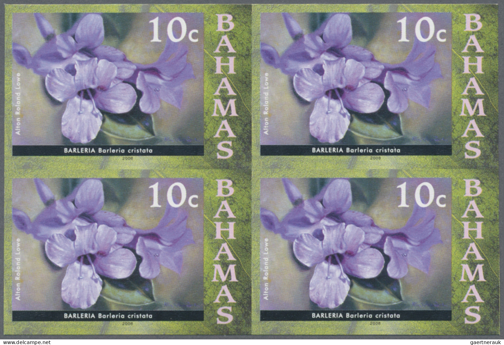 Bahamas: 1999/2008. Collection Containing 177 IMPERFORATE Stamps (inclusive S/s, - Bahama's (1973-...)