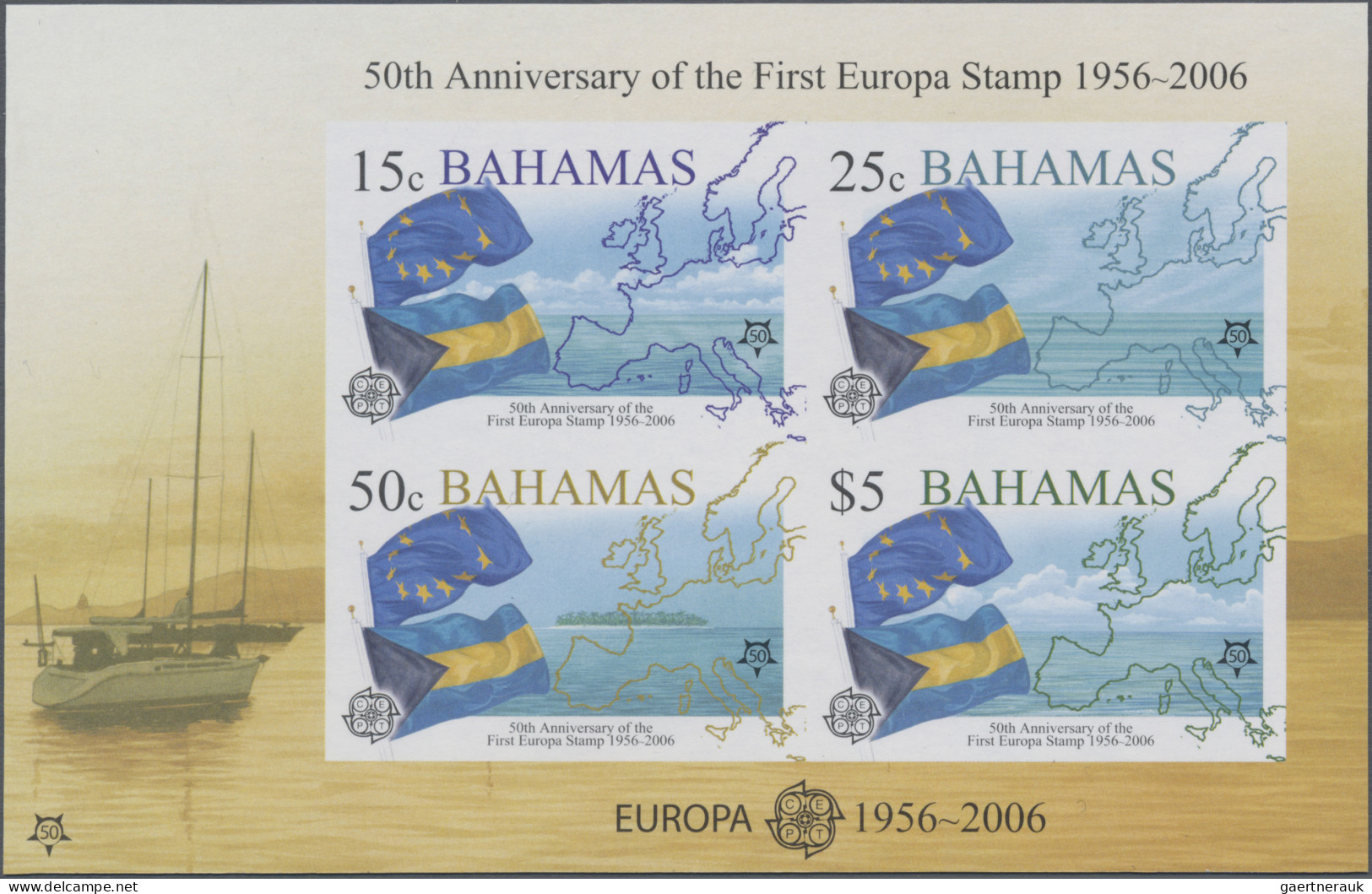 Bahamas: 1999/2008. Collection containing 177 IMPERFORATE stamps (inclusive s/s,