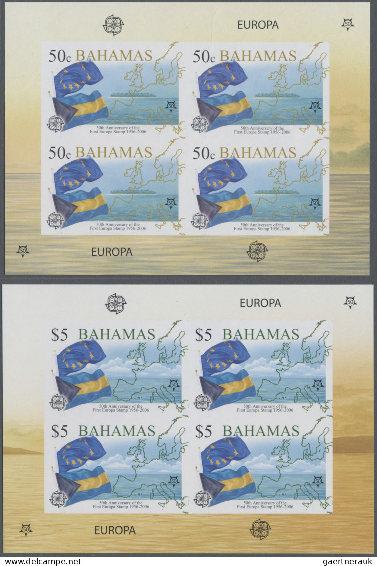 Bahamas: 1999/2013. Collection Containing 2956 IMPERFORATE Stamps And 34 IMPERFO - Bahama's (1973-...)