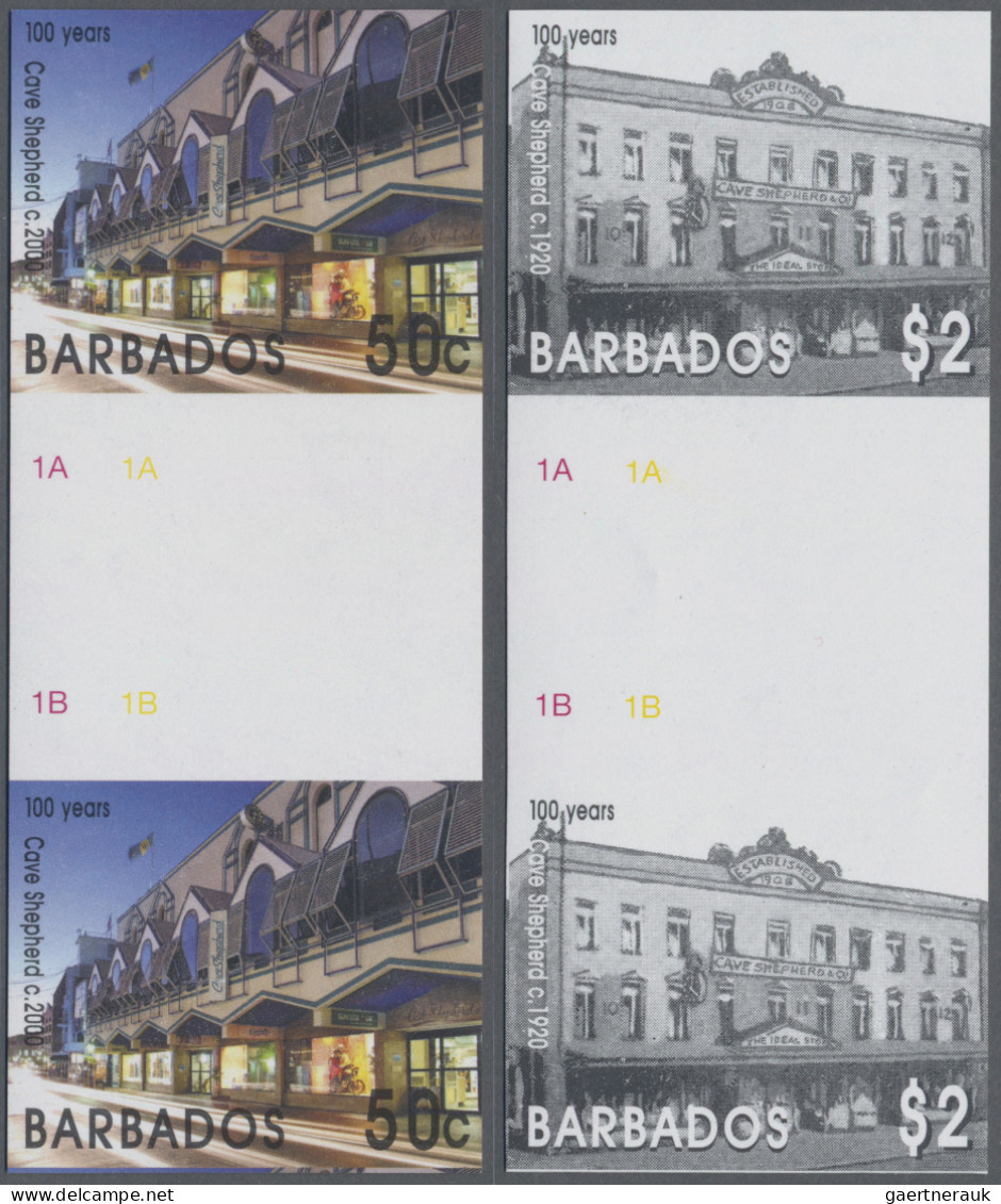 Barbados: 1994/2015. Collection containing 303 IMPERFORATE stamps (inclusive man