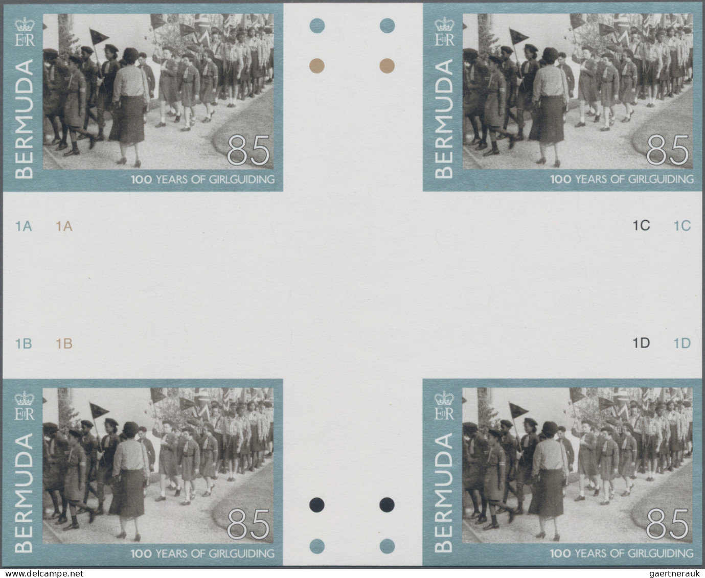 Bermuda: 2001/2015. Collection Containing 2485 IMPERFORATE Stamps (inclusive Man - Bermuda