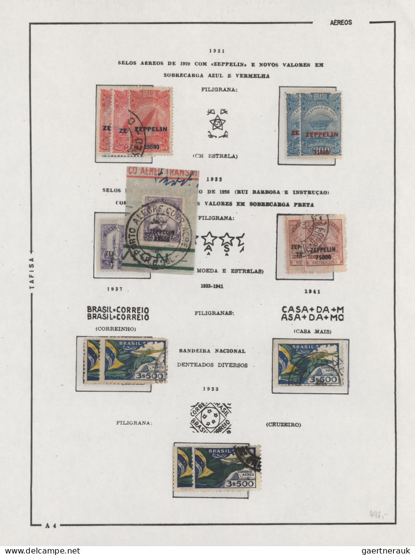 Brazil: 1881/2008, Comprehensive Mint And Used Collection In Two Albums, Well Co - Lettres & Documents