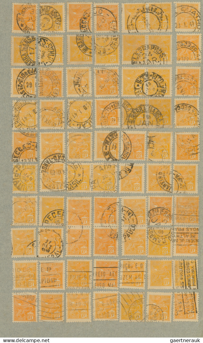 Brazil: 1930/1960, Definitve Series "Vovo" And "Netinha", Very Comprehensive Acc - Used Stamps