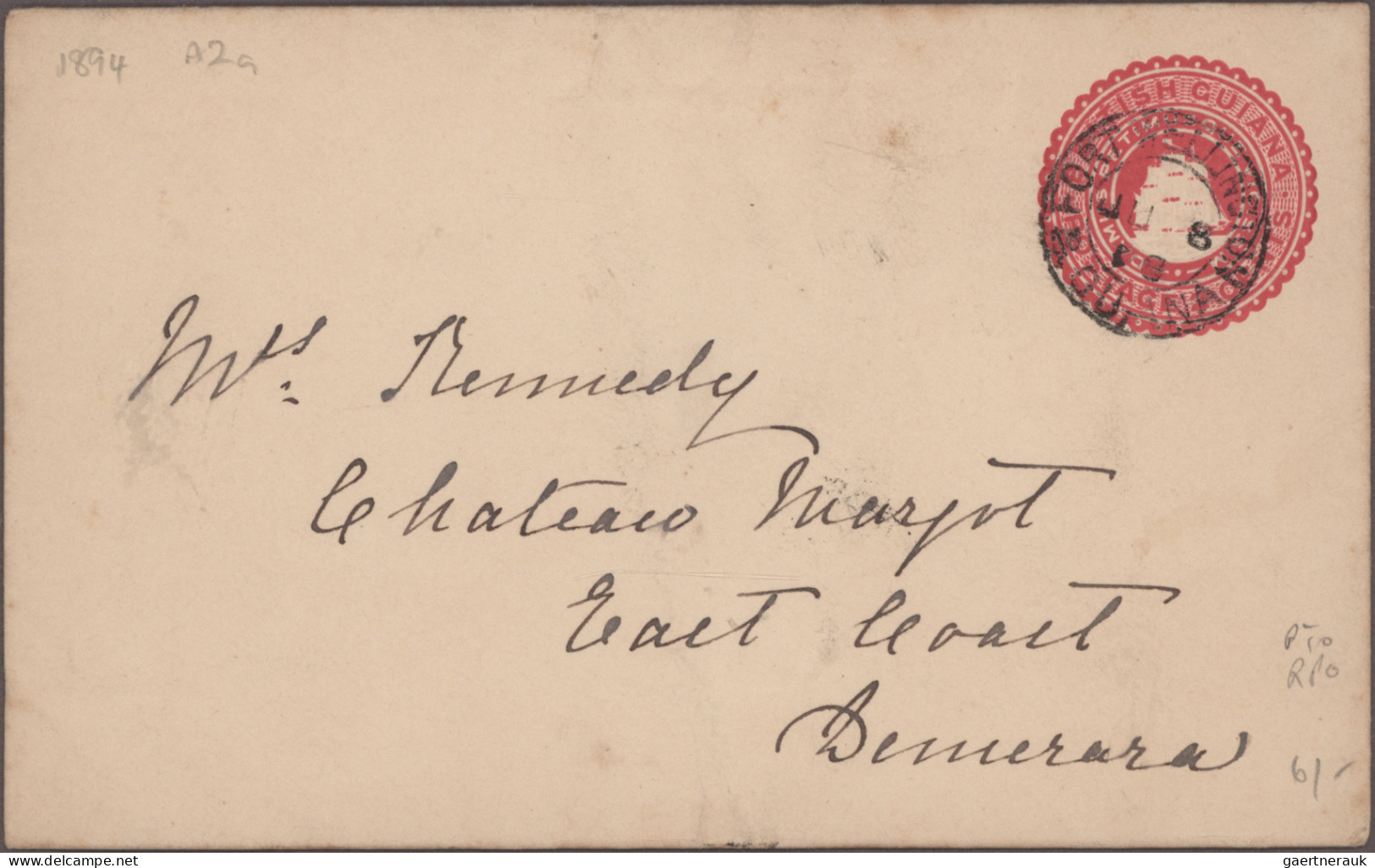 British Guiana - Postal Stationery: 1879/1923 Collection Of About 120 Postal Sta - Britisch-Guayana (...-1966)