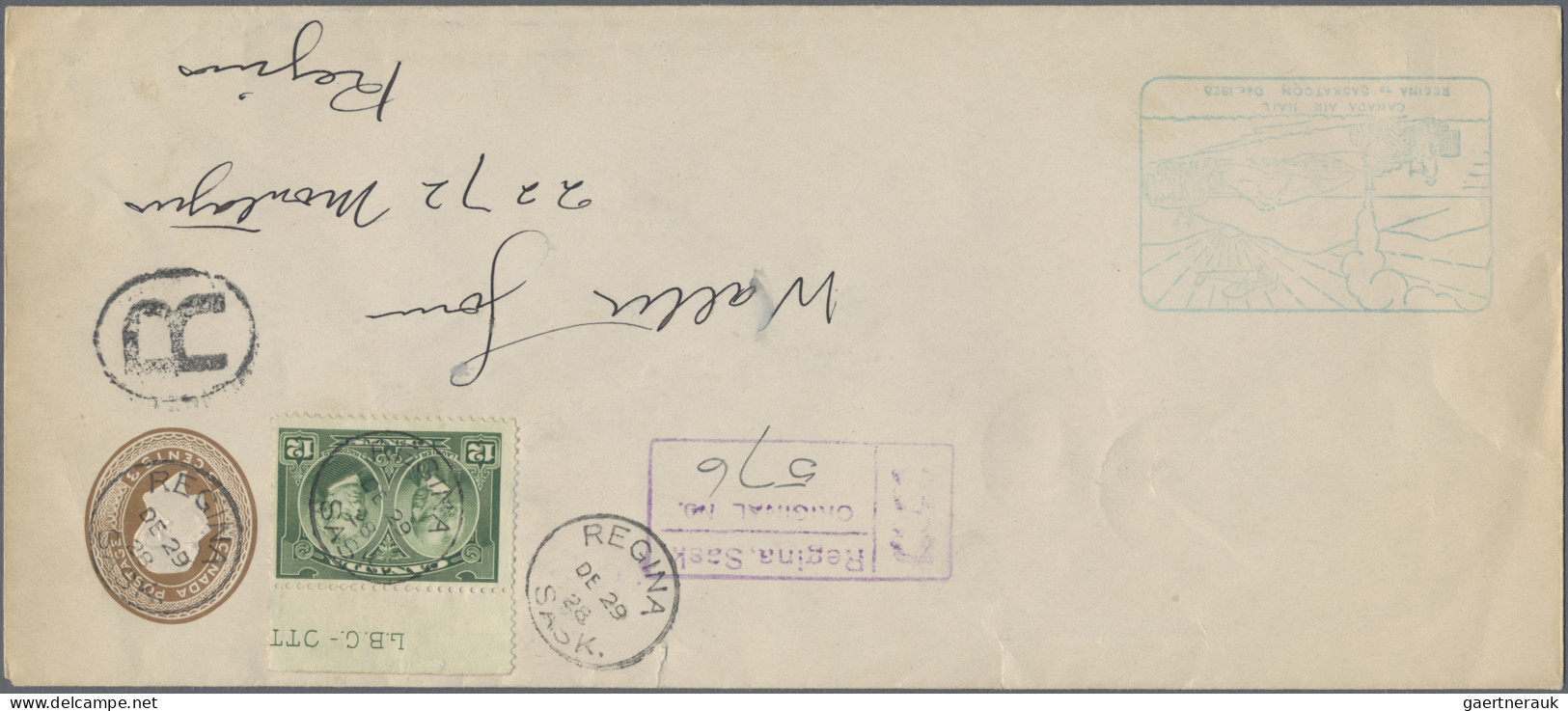 Canada - postal stationery: 1871-1970's: Collection of about 900-1000 postal sta