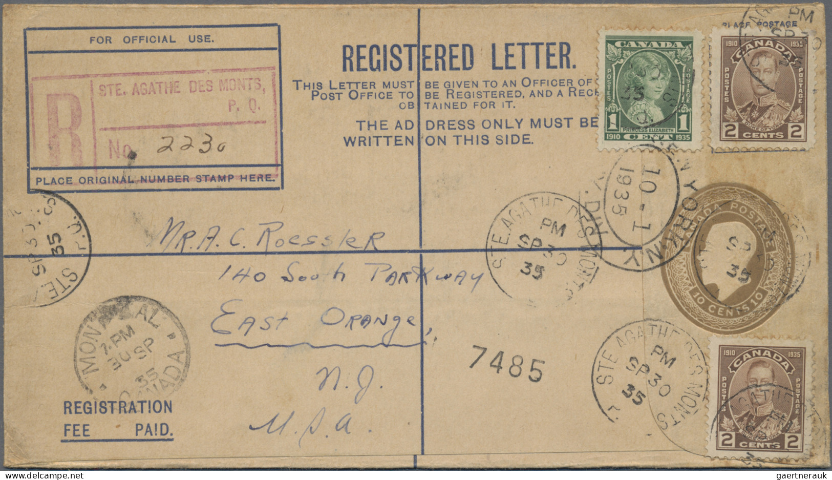 Canada - postal stationery: 1871-1970's: Collection of about 900-1000 postal sta