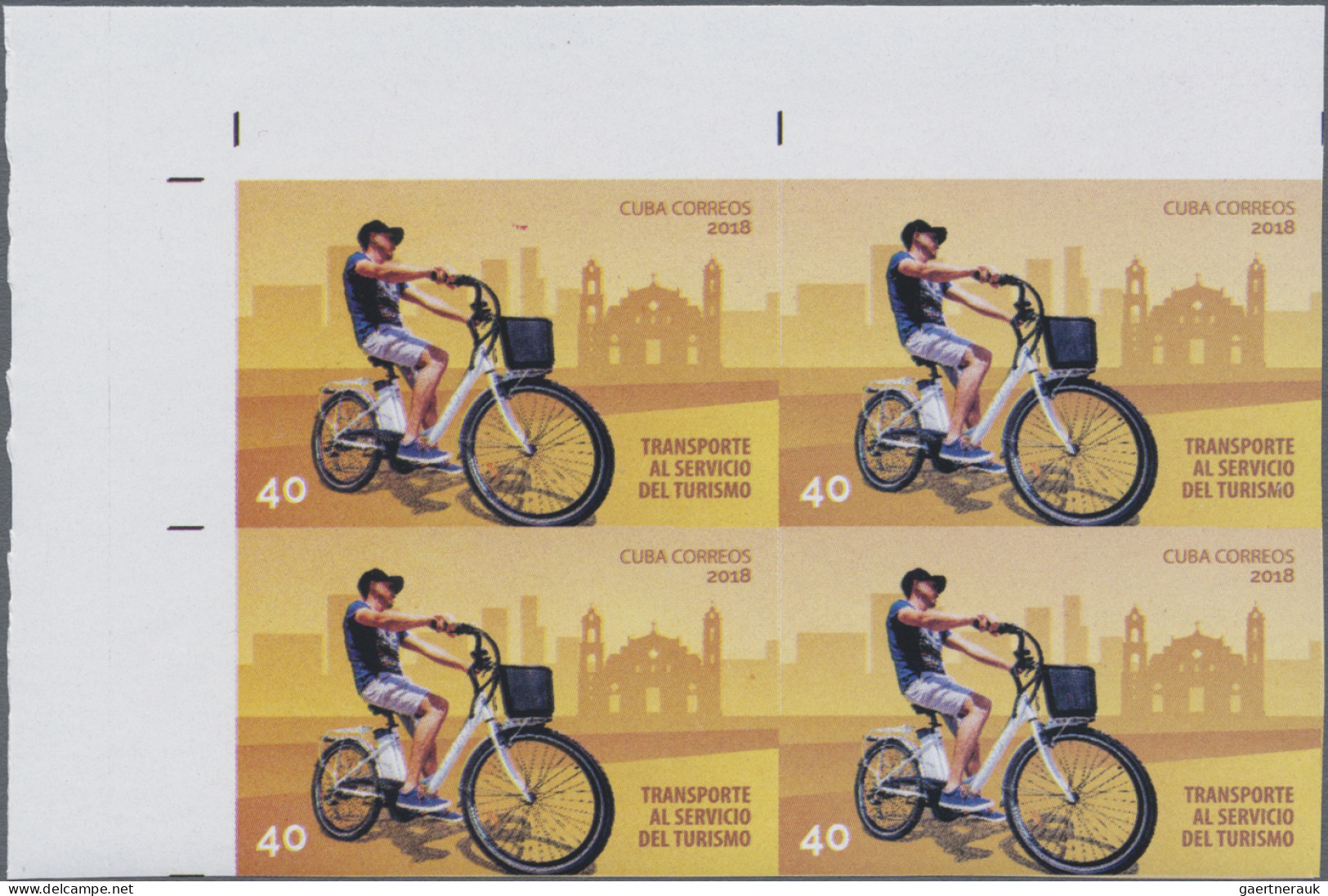 Cuba: 2014/2018, Holding Of IMPERFORATE Stamps Incl. Complete Sheets, Many Pairs - Otros & Sin Clasificación