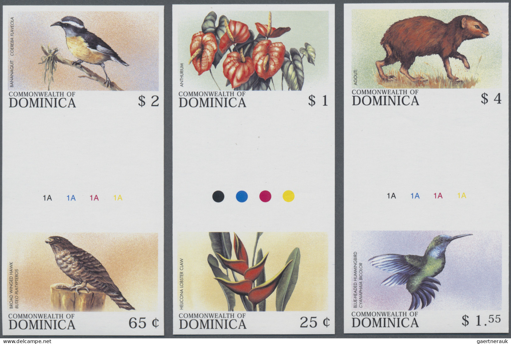 Dominica: 1995/2012, Also A Few Other Countries. Collection Containing 383 IMPER - Dominique (...-1978)