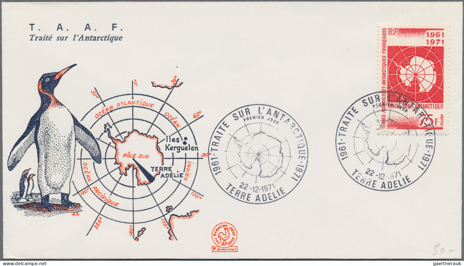 French Antarctic: 1960/1972, 8 überwiegend illustrierte Briefe, dabei Mi 29-32,