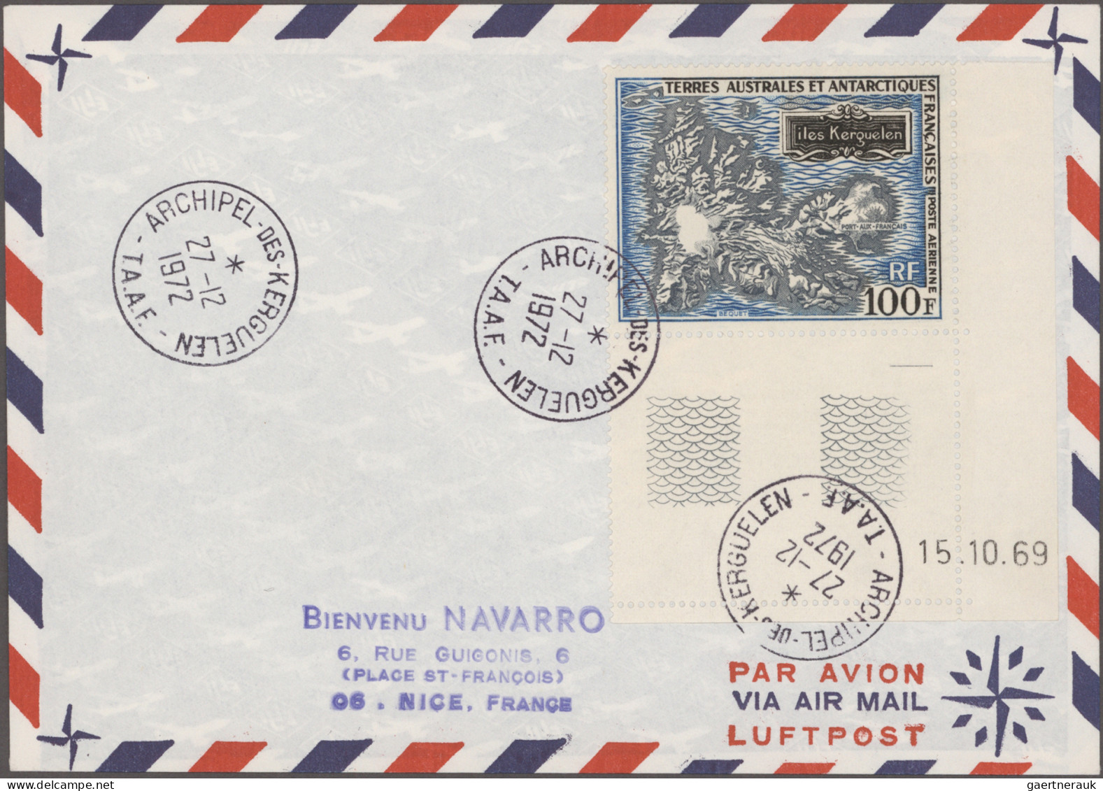 French Antarctic: 1972/2007, Collection Of Apprx. 200 Covers/cards, Showing A Ni - Briefe U. Dokumente