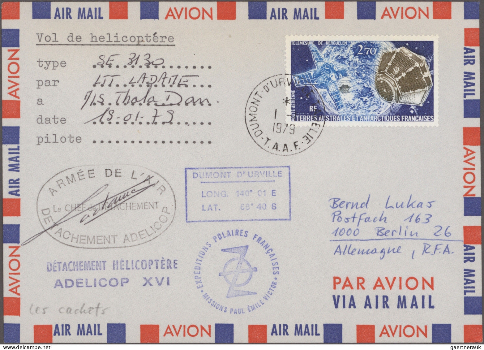 French Antarctic: 1972/2007, Collection Of Apprx. 200 Covers/cards, Showing A Ni - Briefe U. Dokumente