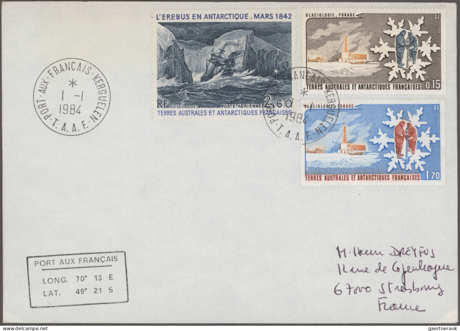 French Antarctic: 1972/2007, Collection Of Apprx. 200 Covers/cards, Showing A Ni - Lettres & Documents