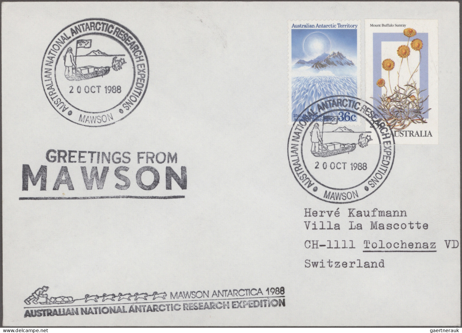 French Antarctic: 1976/1994, Collection Of Apprx. 200 Covers/cards, Showing A Ni - Lettres & Documents