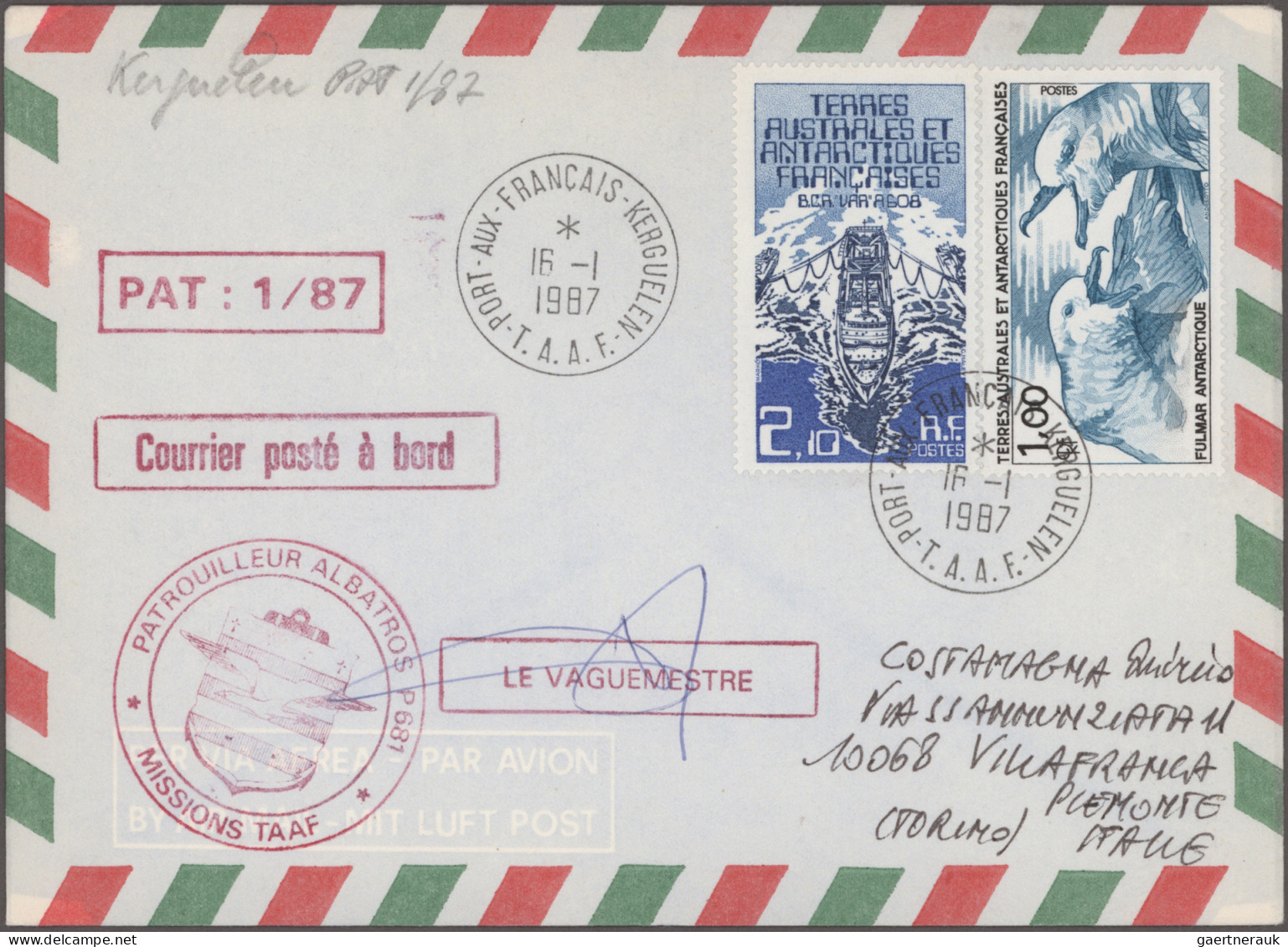 French Antarctic: 1976/1994, Collection Of Apprx. 200 Covers/cards, Showing A Ni - Lettres & Documents