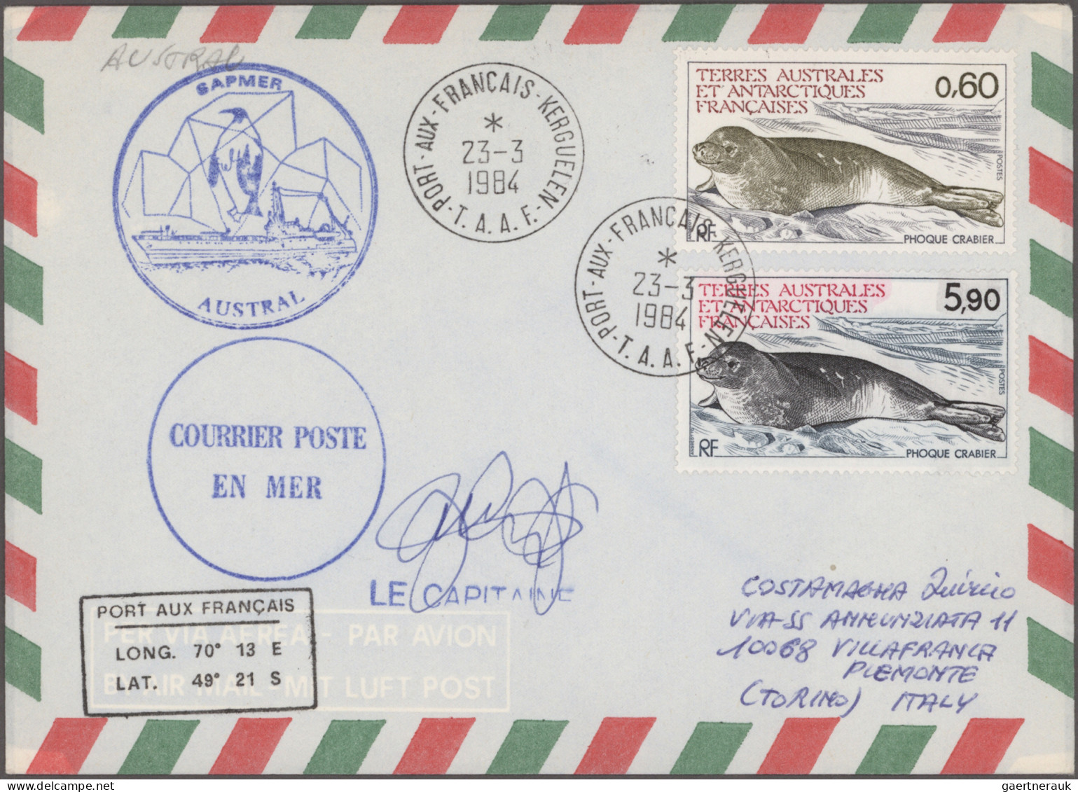 French Antarctic: 1976/2005, Collection Of Apprx. 200 Covers/cards, Showing A Ni - Brieven En Documenten