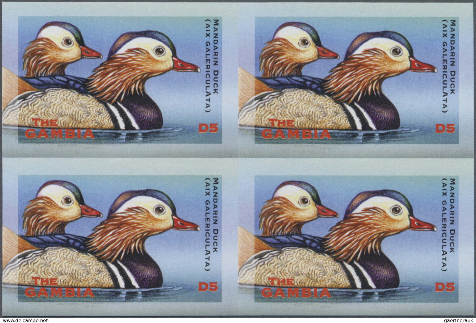 The Gambia: 2000/2009. Collection Containing 413 IMPERFORATE Stamps (inclusive M - Gambia (1965-...)