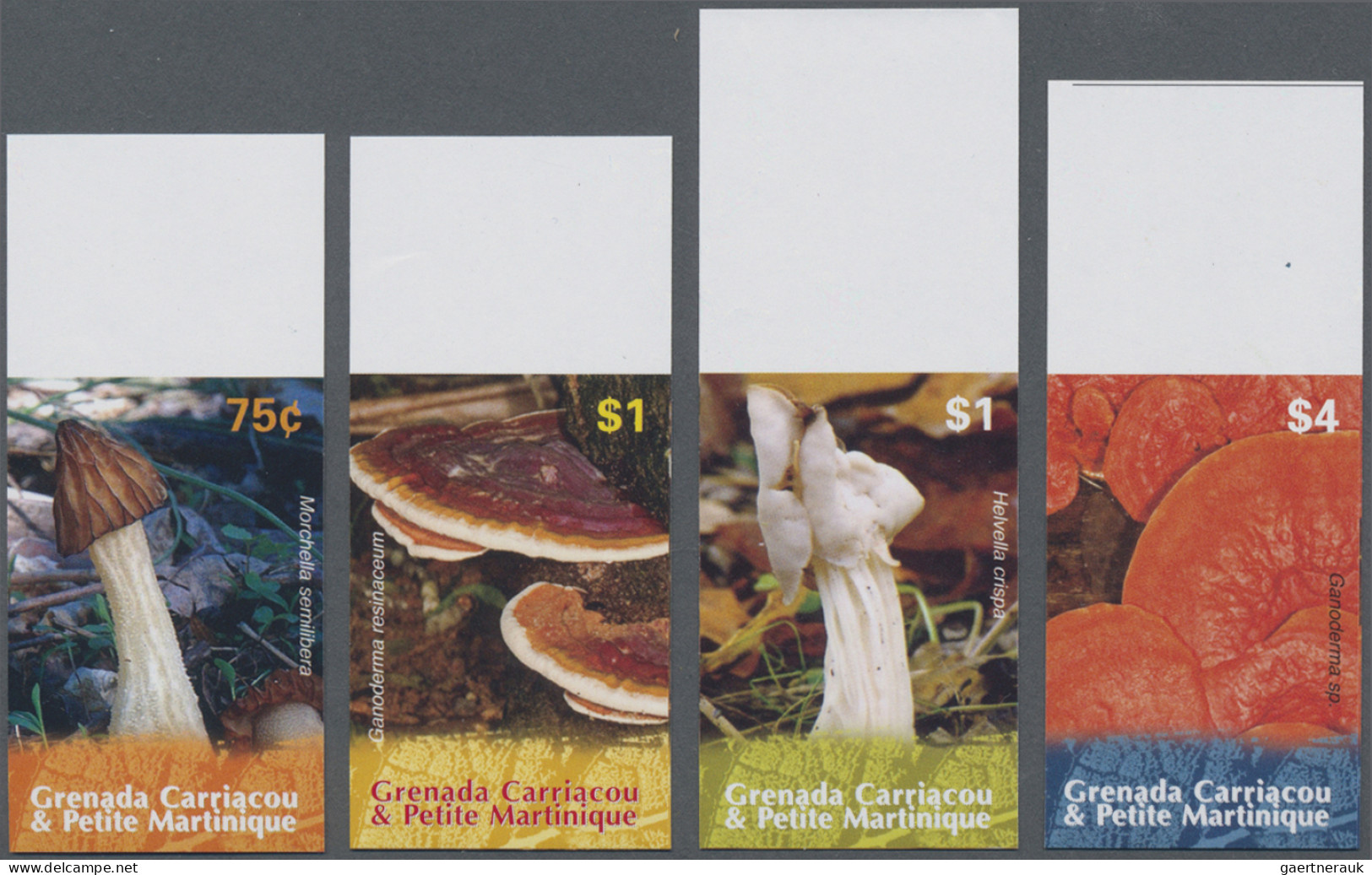 Grenada: 2000/2009, CARRIACOU. Collection containing 71 IMPERFORATE stamps (incl