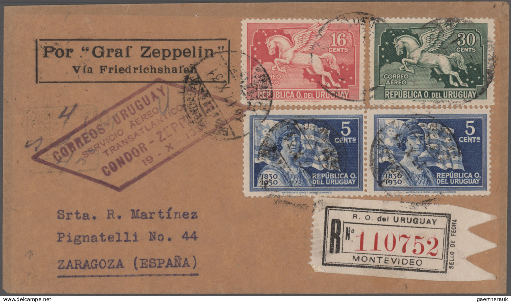 Guatemala: 1930/1948 Four Covers To Switzerland And Two Covers To Spain, With Ze - Guatemala