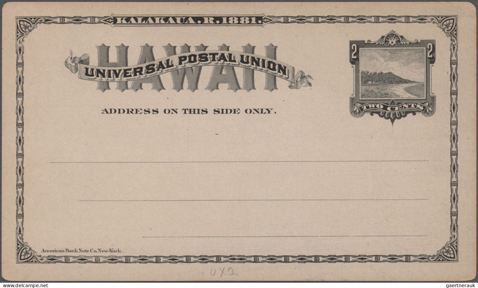 Hawaii: 1882/1939, Assortment Of 19 Entires, Comprising Ten Unused Stationery Ca - Hawaï