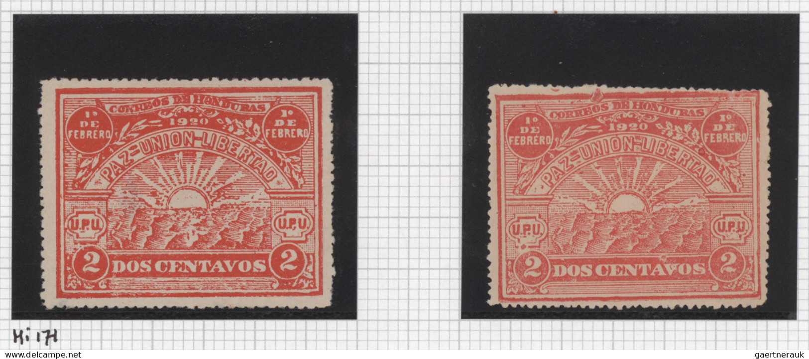 Honduras: 1903/1940 (ca.), comprehensive unused and used collection of more than