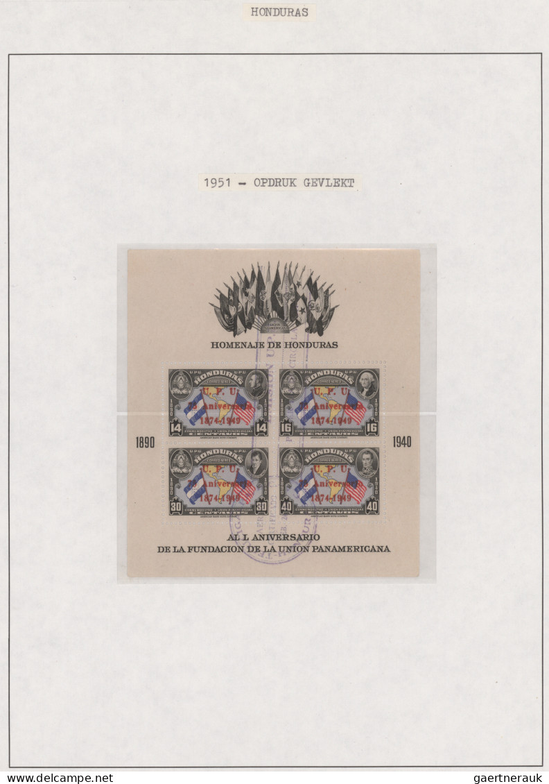 Honduras: 1940/1989, Almost Exclusively MNH Collection Of 45 Different Souvenir - Honduras