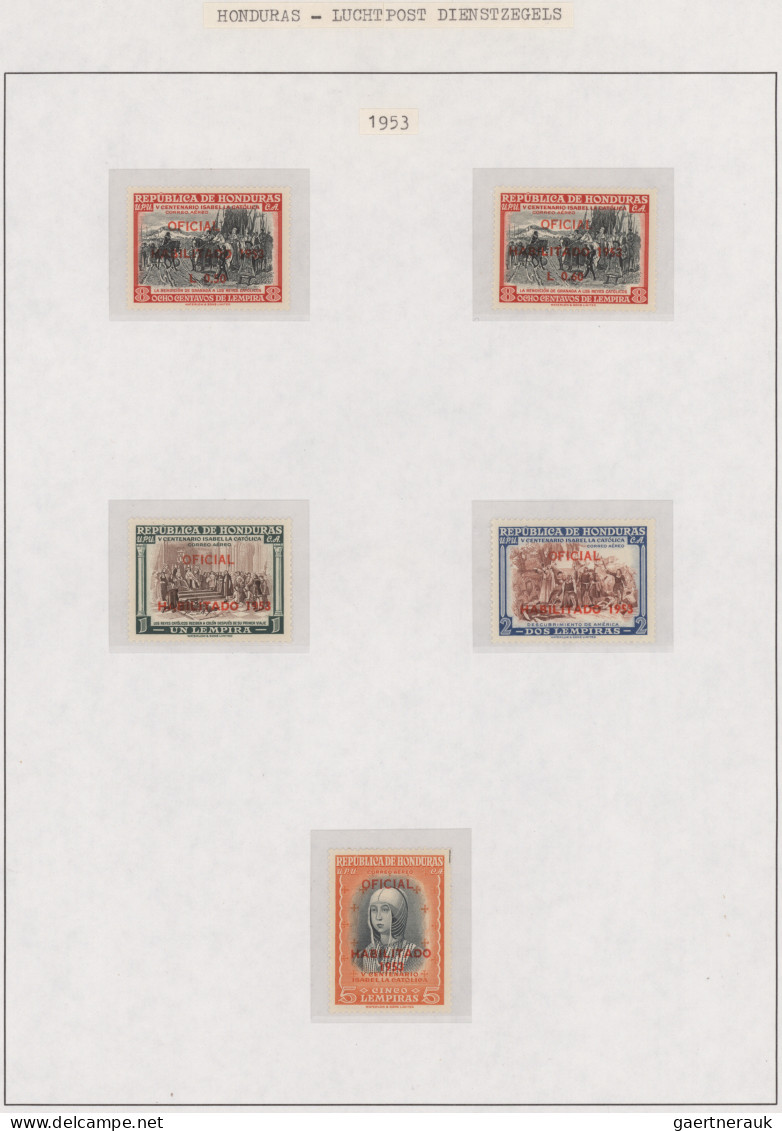 Honduras: 1890/1974, Mint Collection On Album Pages, Well Filled Throughout Incl - Honduras