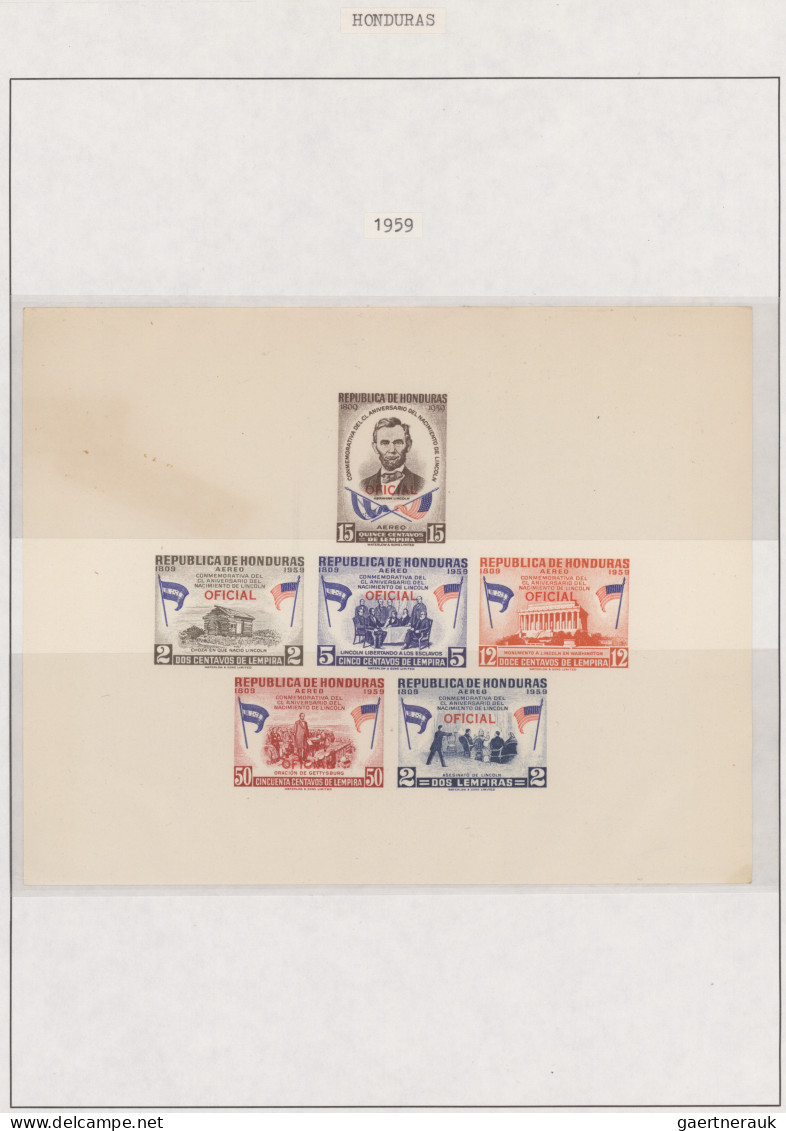 Honduras: 1890/1974, Mint Collection On Album Pages, Well Filled Throughout Incl - Honduras