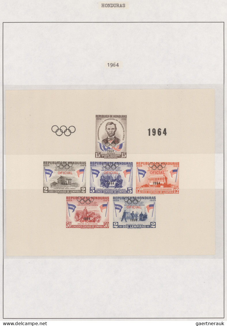 Honduras: 1890/1974, Mint Collection On Album Pages, Well Filled Throughout Incl - Honduras