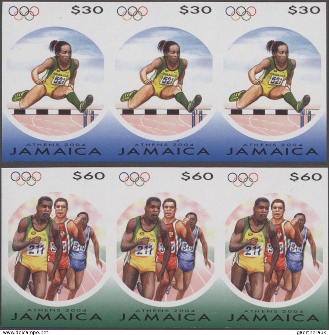 Jamaica: 1995/2016. Collection Containing 10131 IMPERFORATE Stamps And 109 IMPER - Jamaique (1962-...)