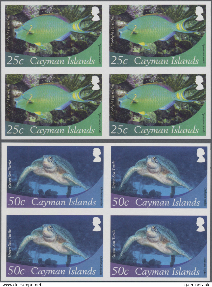 Cayman Islands: 2000/2013. Collection containing 1066 IMPERFORATE stamps (inclus