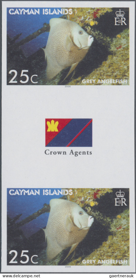 Cayman Islands: 2000/2015. Collection containing 413 IMPERFORATE stamps (inclusi