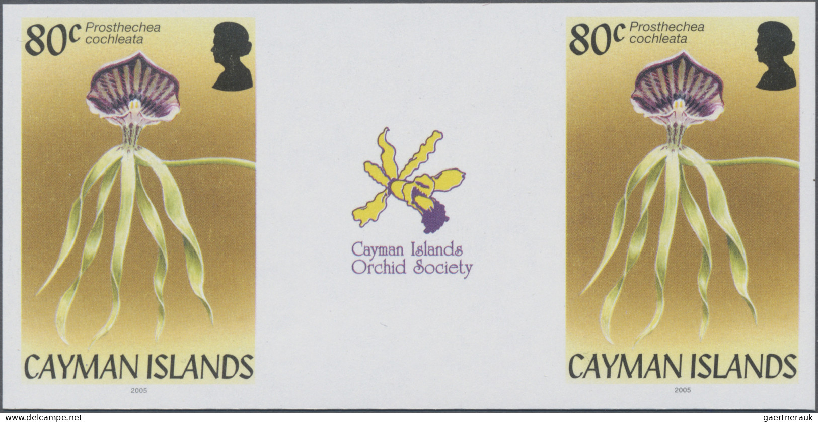 Cayman Islands: 2000/2015. Collection containing 413 IMPERFORATE stamps (inclusi