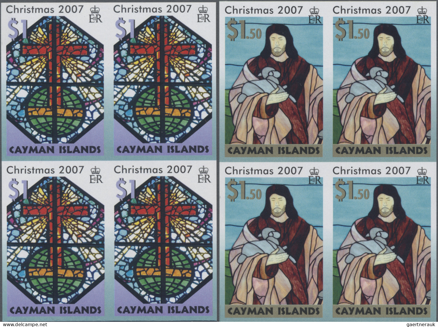 Cayman Islands: 2000/2015. Collection containing 413 IMPERFORATE stamps (inclusi