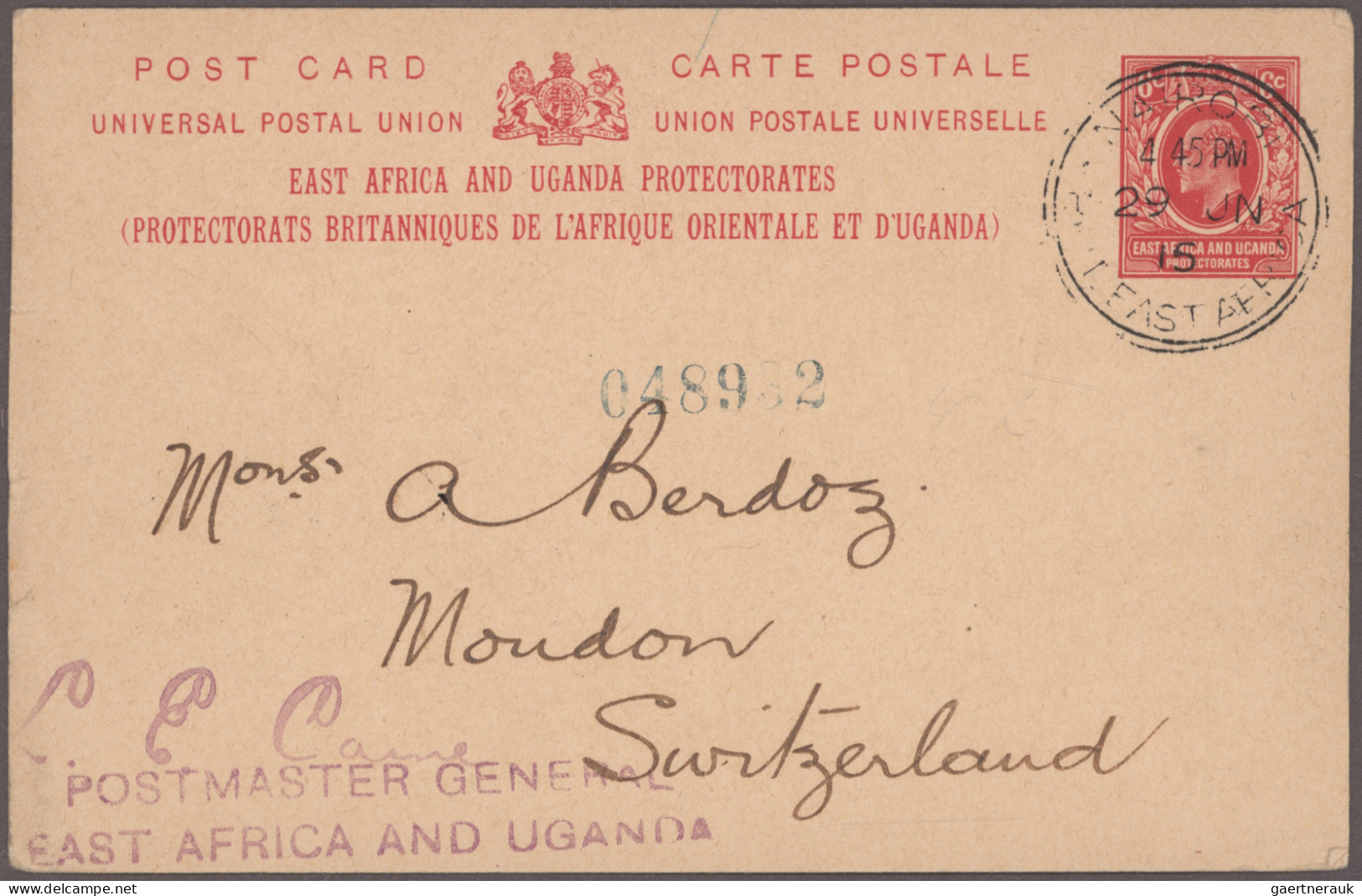 Kenia (British East Africa): 1900/1939, Collection Of 27 Covers, Picture Postcar - África Oriental Británica