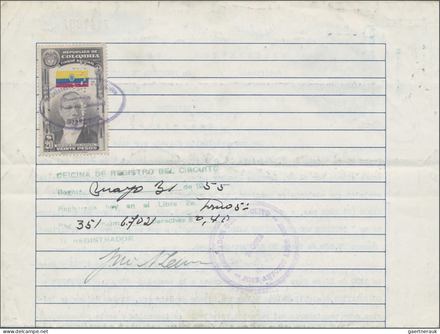 Columbia: 1889/1984, Lot Of 75 Items, Mostly Covers With Interesting Frankings, - Colombia