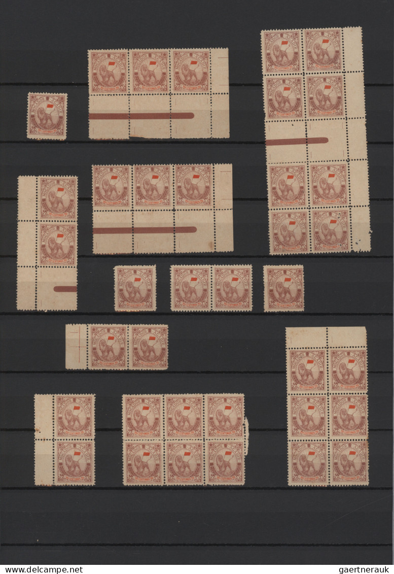 Morocco: 1900 Mogador-Agadir: Collection Of About 230 Mint Stamps Of All Denomin - Morocco (1956-...)