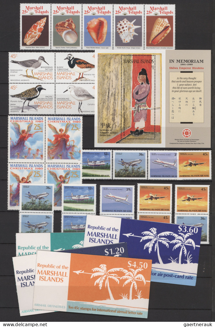 Marschall Islands: 1984/1997, MNH Collection In A Thick Stockbook, Incl. Souveni - Marshallinseln