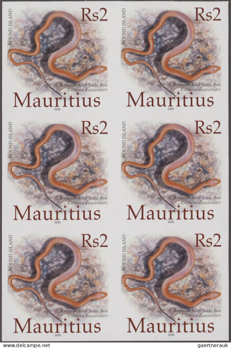 Mauritius: 1989/2016. Collection Containing 23399 IMPERFORATE Stamps And 22 IMPE - Mauritius (...-1967)