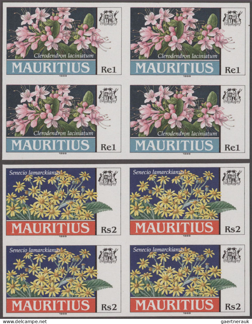 Mauritius: 1989/2016. Collection containing 23399 IMPERFORATE stamps and 22 IMPE