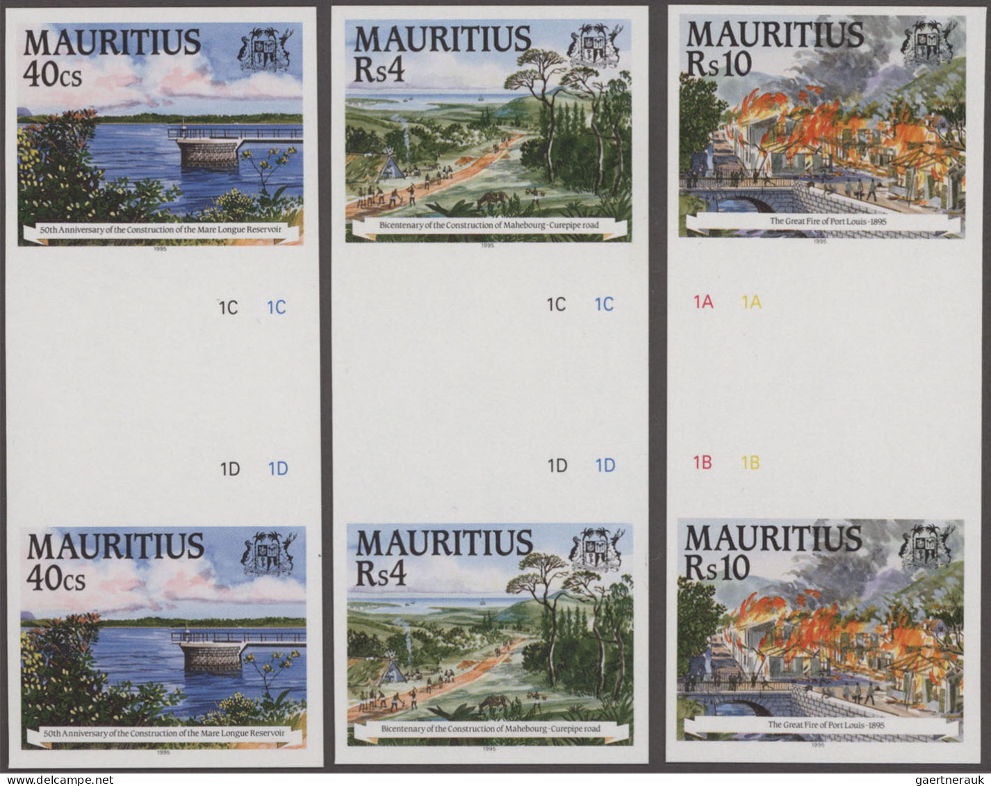 Mauritius: 1989/2016. Collection containing 23399 IMPERFORATE stamps and 22 IMPE