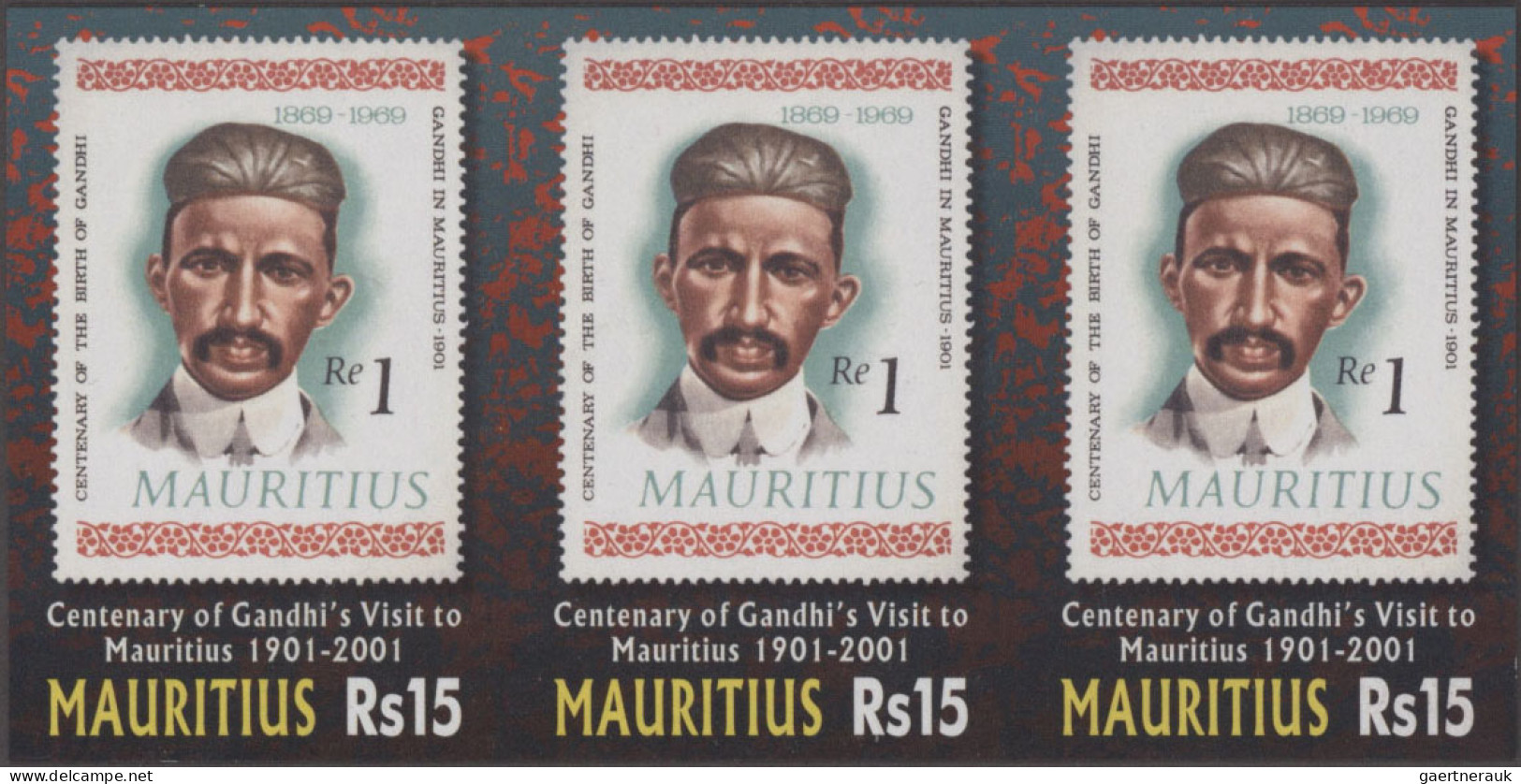 Mauritius: 1989/2016. Collection containing 23399 IMPERFORATE stamps and 22 IMPE