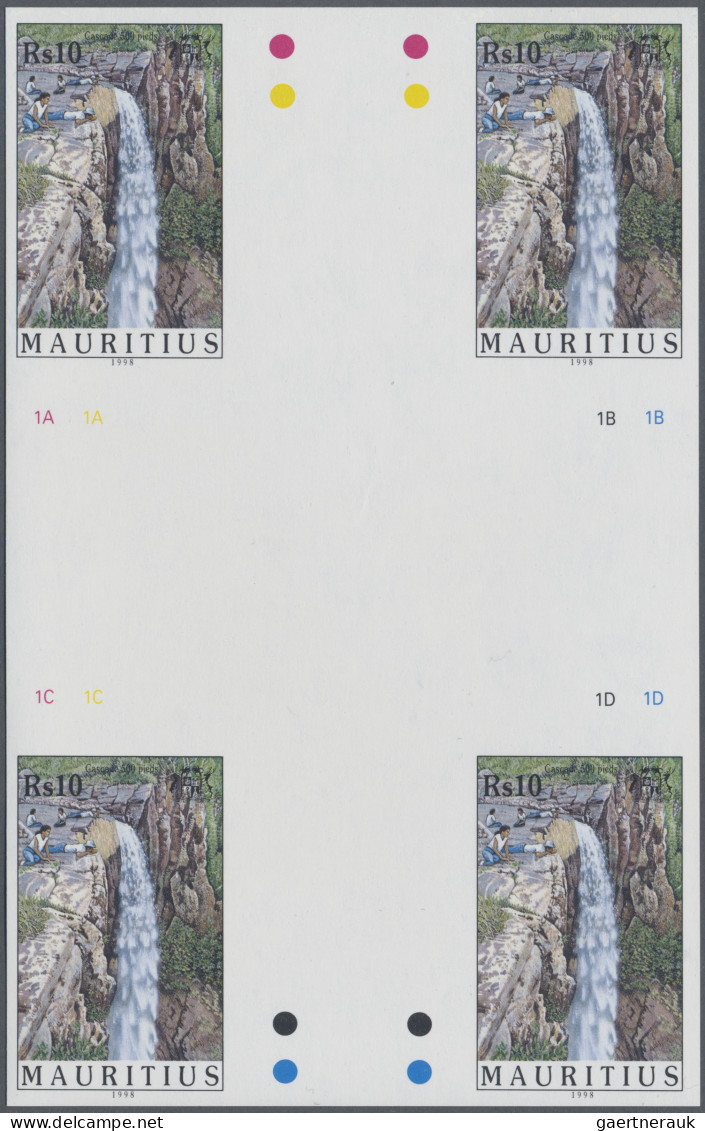 Mauritius: 1998/2016. Collection Containing 507 IMPERFORATE Stamps (inclusive Cr - Mauricio (...-1967)