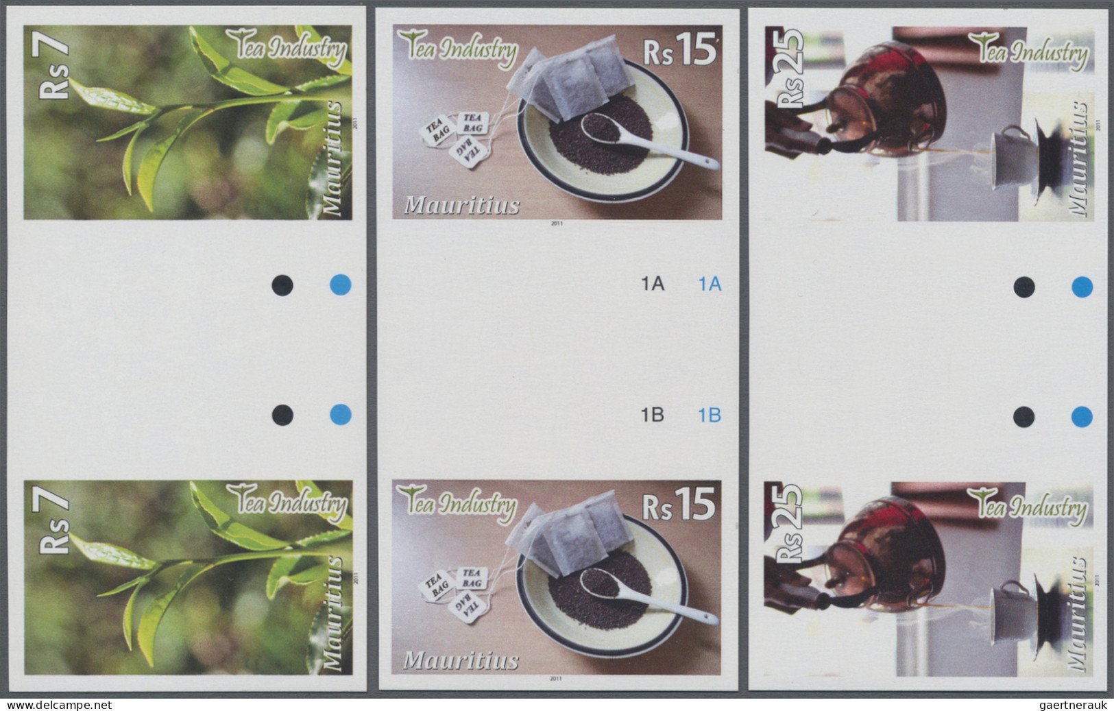 Mauritius: 1998/2016. Collection containing 507 IMPERFORATE stamps (inclusive cr