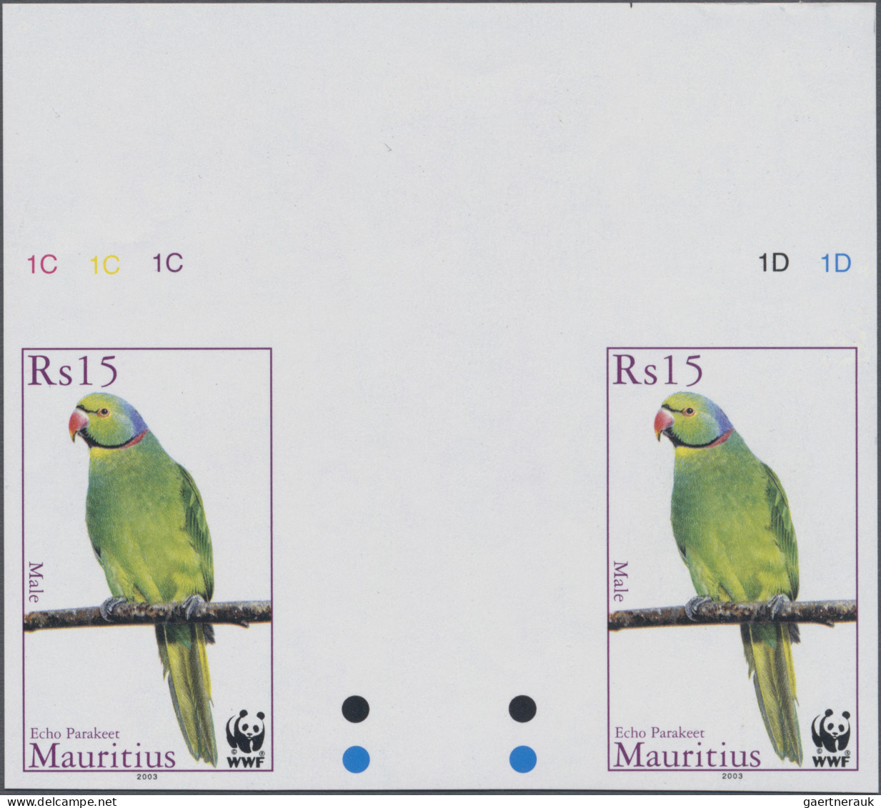 Mauritius: 1998/2016. Collection containing 507 IMPERFORATE stamps (inclusive cr