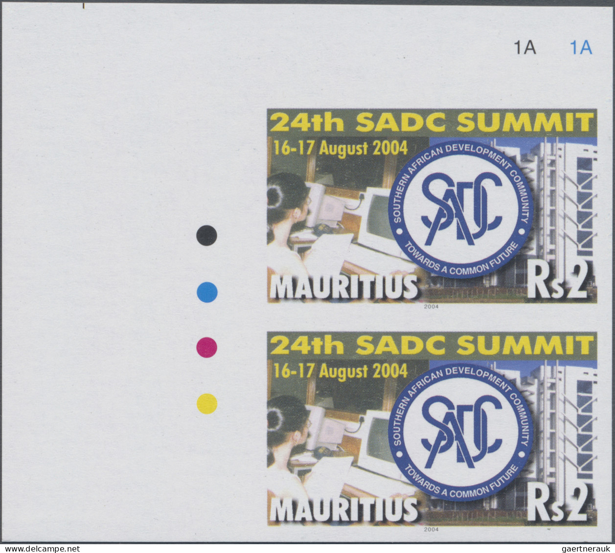 Mauritius: 1998/2016. Collection containing 507 IMPERFORATE stamps (inclusive cr